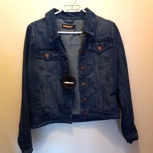 NWT Dollhouse Womens  Denim Jacket Size L